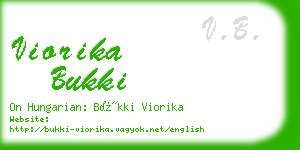 viorika bukki business card